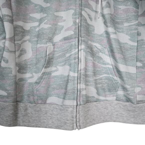Amazon Womens L Camouflage Zip Front Hoodie Jacket - Picture 5 of 8